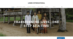 Desktop Screenshot of limbsinternational.org